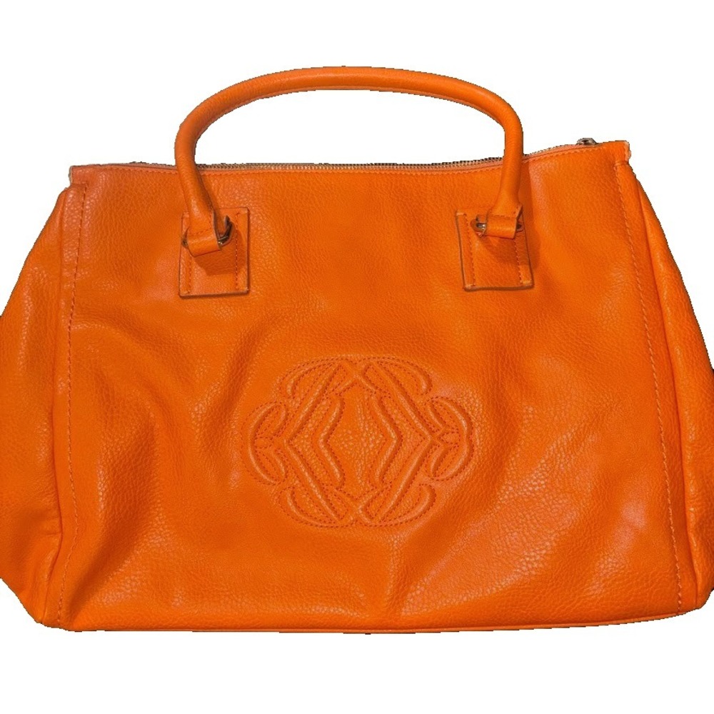 KATE LANDRY ORANGE HANDBAG‎ TRENDY LARGE